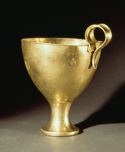 Becher aus Schachtgrab IV, Mykene, ca. 16. Jahrhundert v. Chr. von Mycenaean